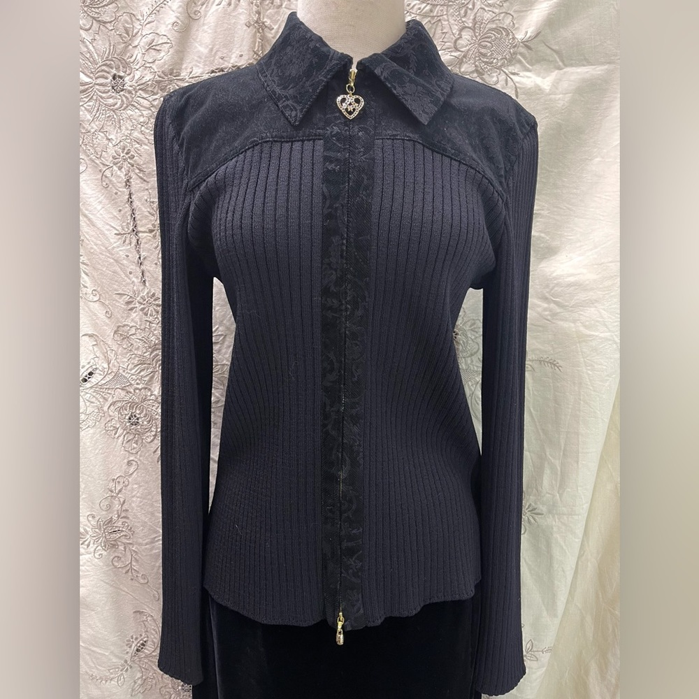 St. John Sport by Marie Gray 80% wool 20% contrast corduroy Size M